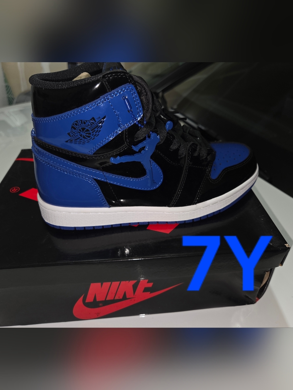 Jordan 1 Patent Leathered Sneaker